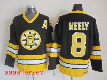 Boston Bruins retro ice hockey jersey M-3XL 波士顿棕熊队复古冰球服 7