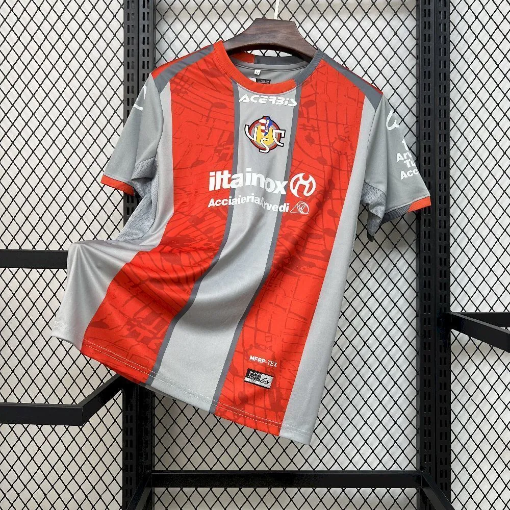25-26 Cremonese Home Kit Shirt Football Uniform AAAAJersey Supply Yupoo 5