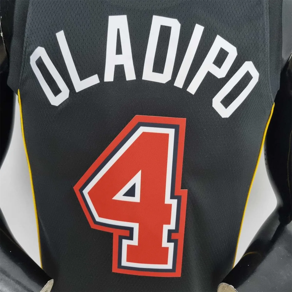 2022 Oladipo #4 Miami Heat City Edition NBA Jersey 3