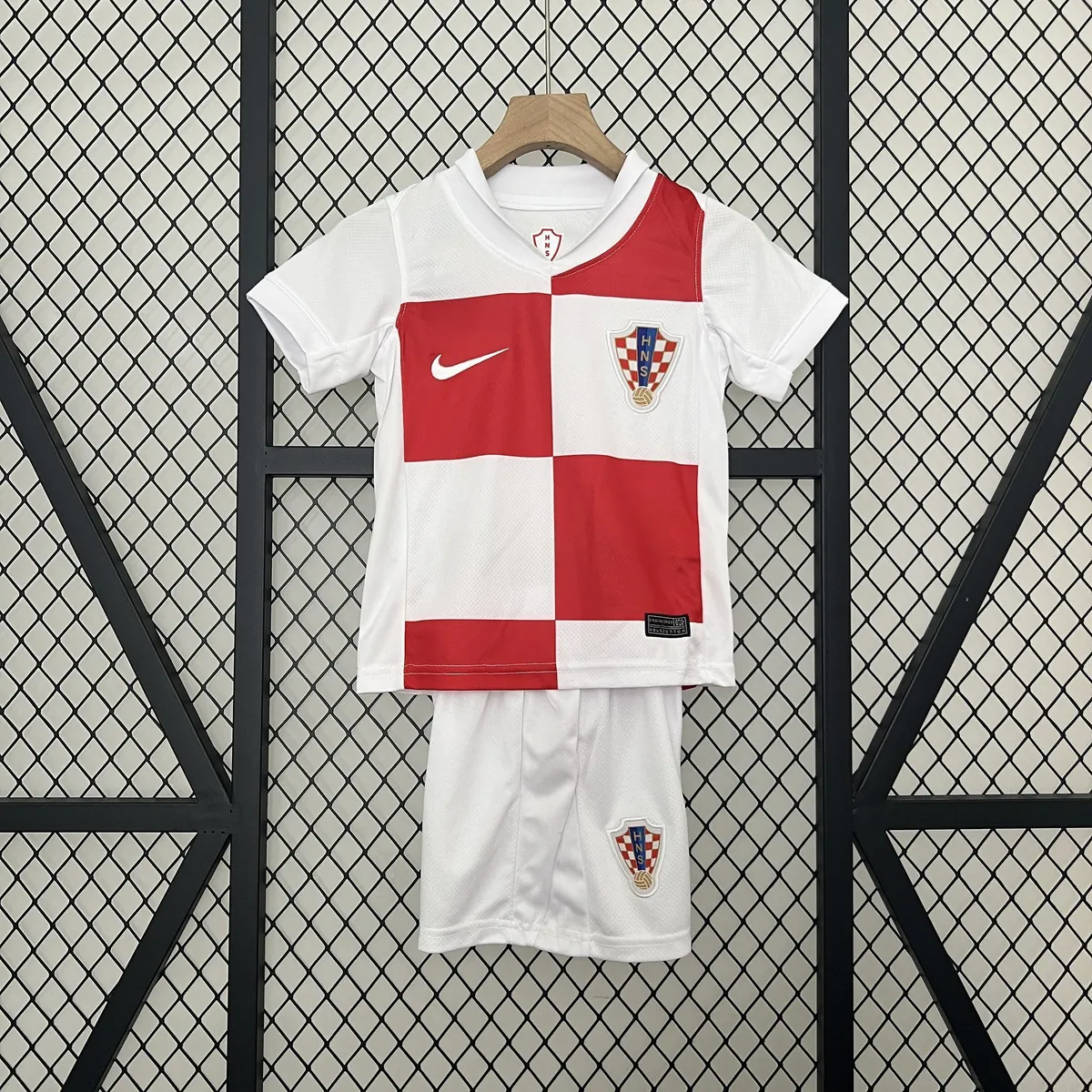 2024 Croatia Home Kid Kits UEFA Euro Youth Apparels Soccer Jerseys Yupoo 9
