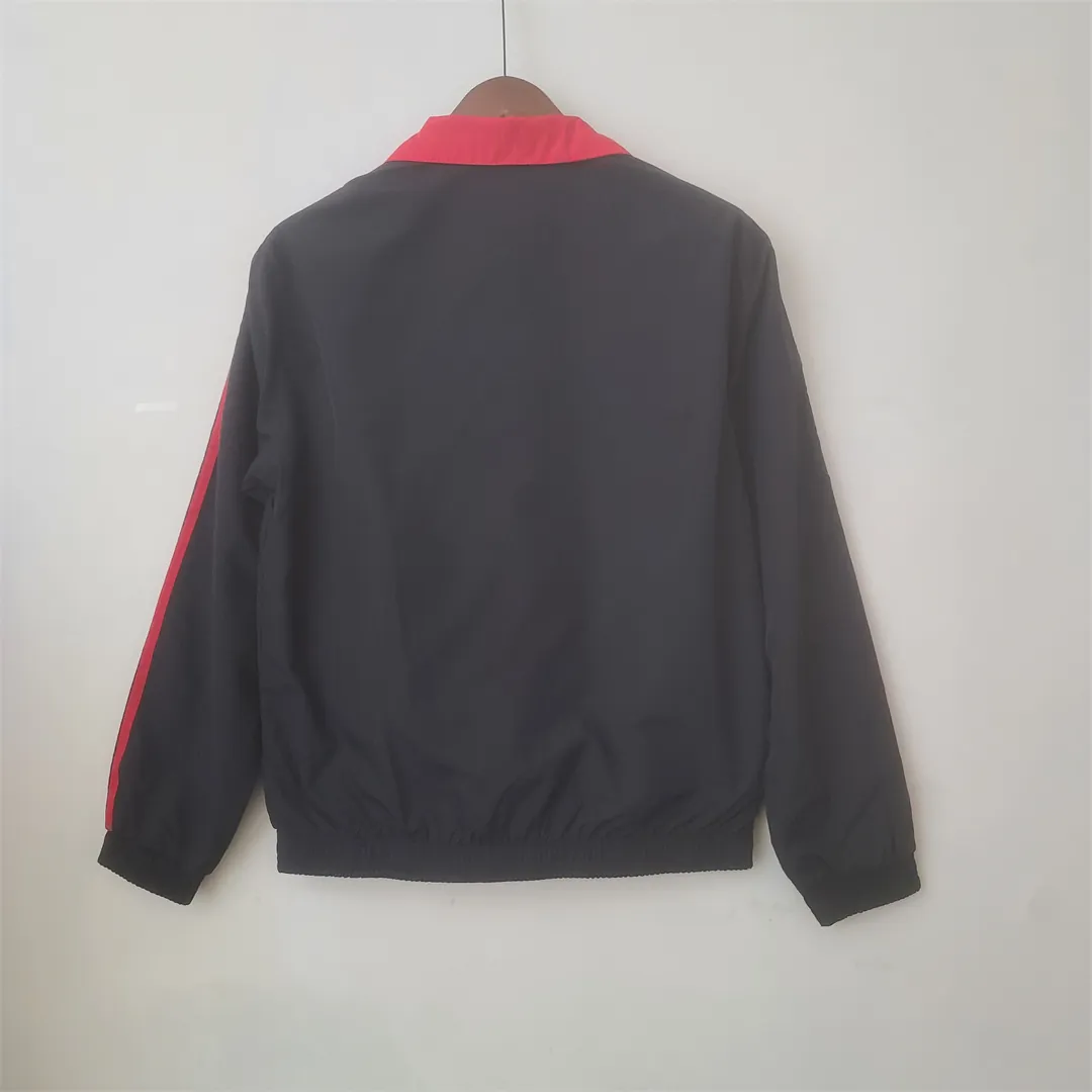 2022 Belgium Trench Coat Reversible BlackRed 4