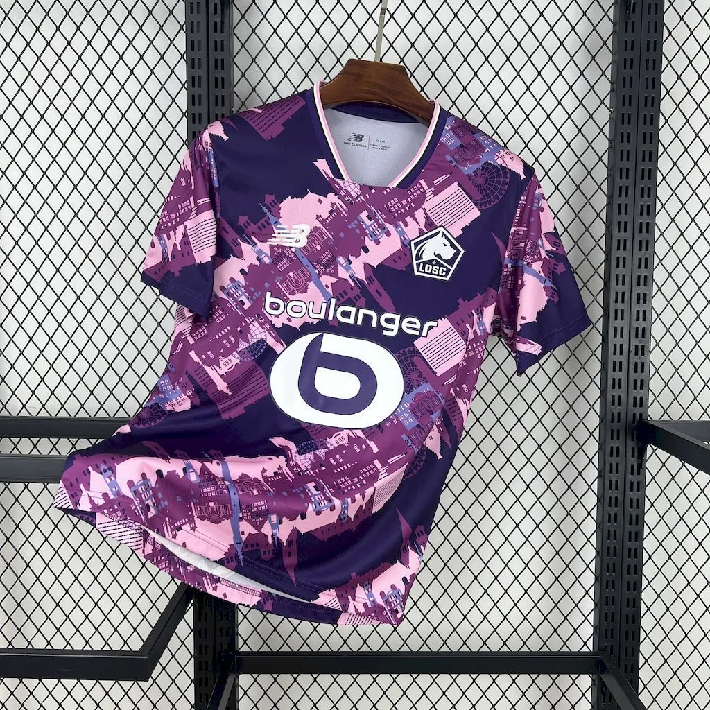25-26 Lille Away Shirt Football T-Shirt AAAAJersey Supply Yupoo 7