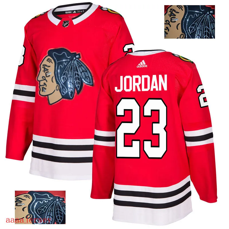 2018 Chicago Blackhawks ice hockey jersey M-3XL 芝加哥黑鹰队时尚亮片款冰球服 25