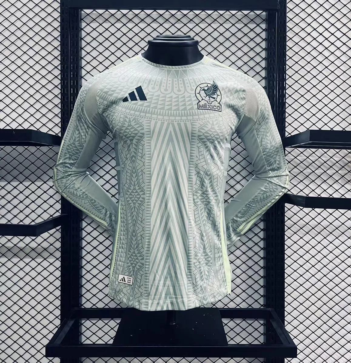 2024 Mexico Away Long Sleeve Kit Player Version Shirt Jerseys Supllier Yupoo 6