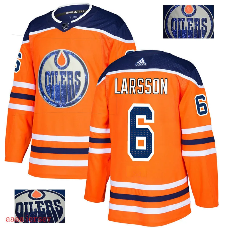 2018 Edmonton Oilers ice hockey jersey M-3XL 埃德蒙顿油人队时尚亮片款冰球服 32