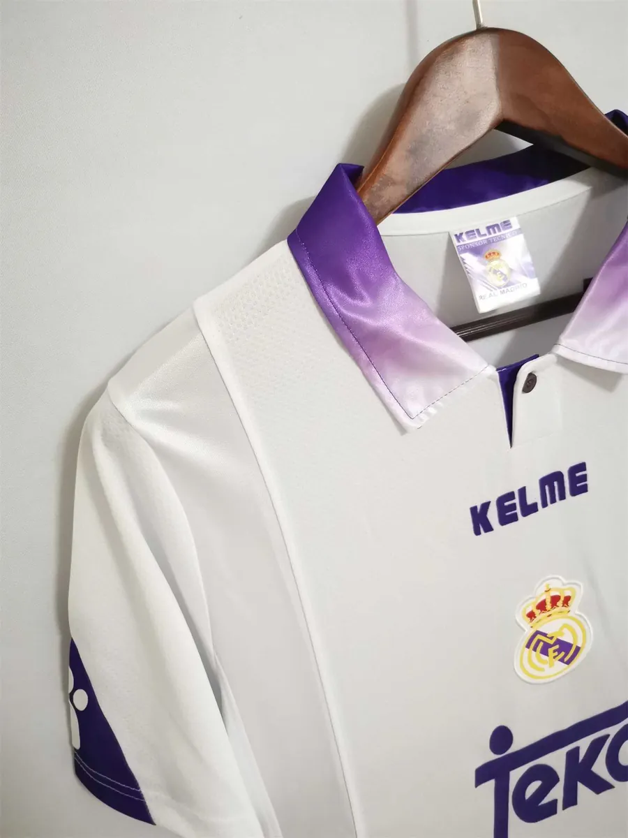 97-98 Real Madrid home champions league white champions 11