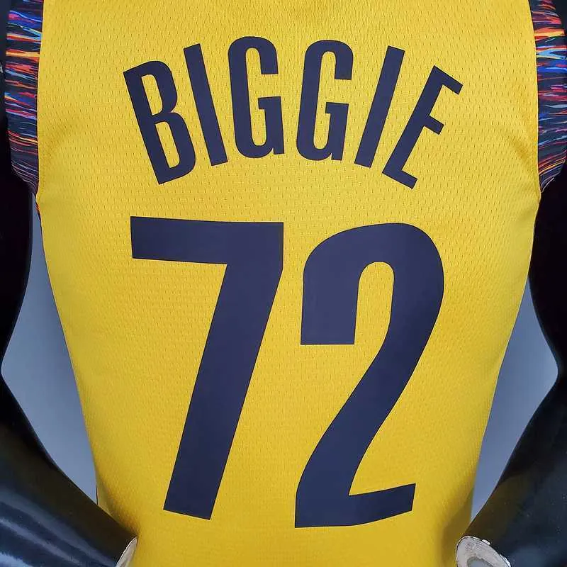 BIGGIE#72 Brooklyn Nets Commemorative Edition Yellow 4