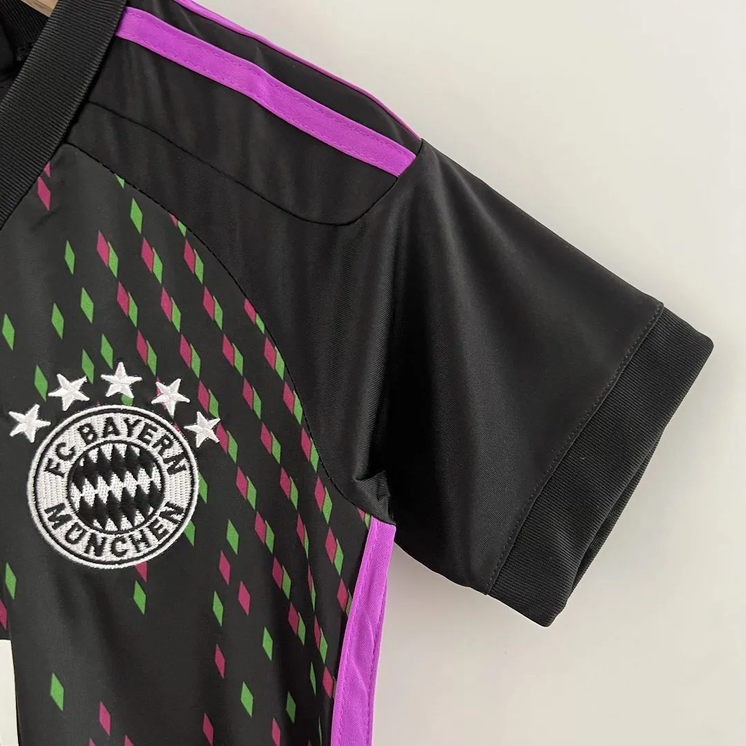 23-24 kids Bayern Munich away size 16-28 Cheap Football Kit 1