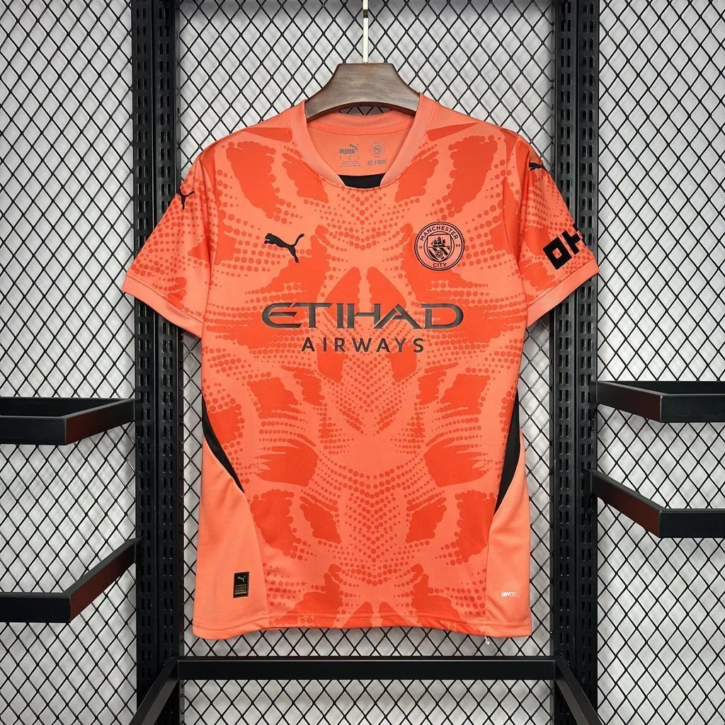 24-25 Manchester City Orange Goalkeeper Kit Sport AAAAJersey Yupoo 5