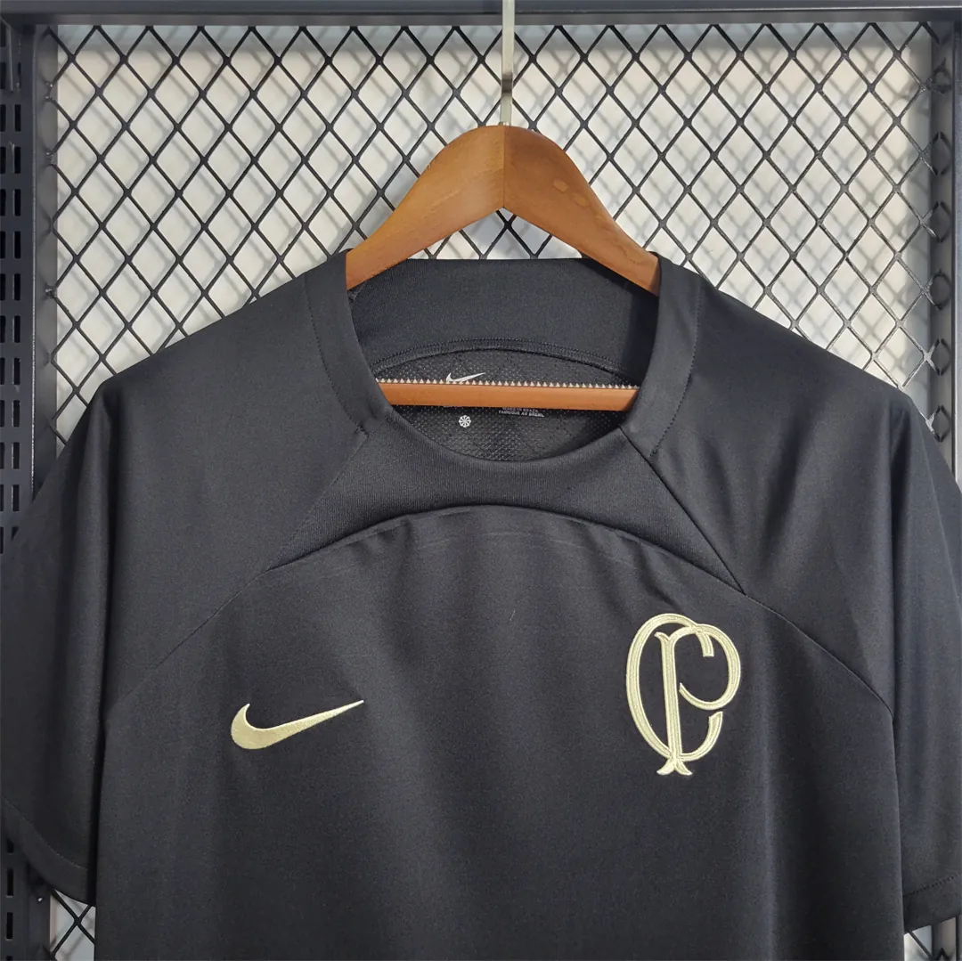22-23 Corinthians Training Shirt Black 2