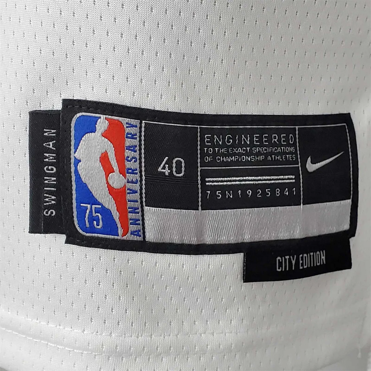75th Anniversary 2202 Season Oklahoma City Thunder GEORGE#13 City Edition White NBA Jersey 4