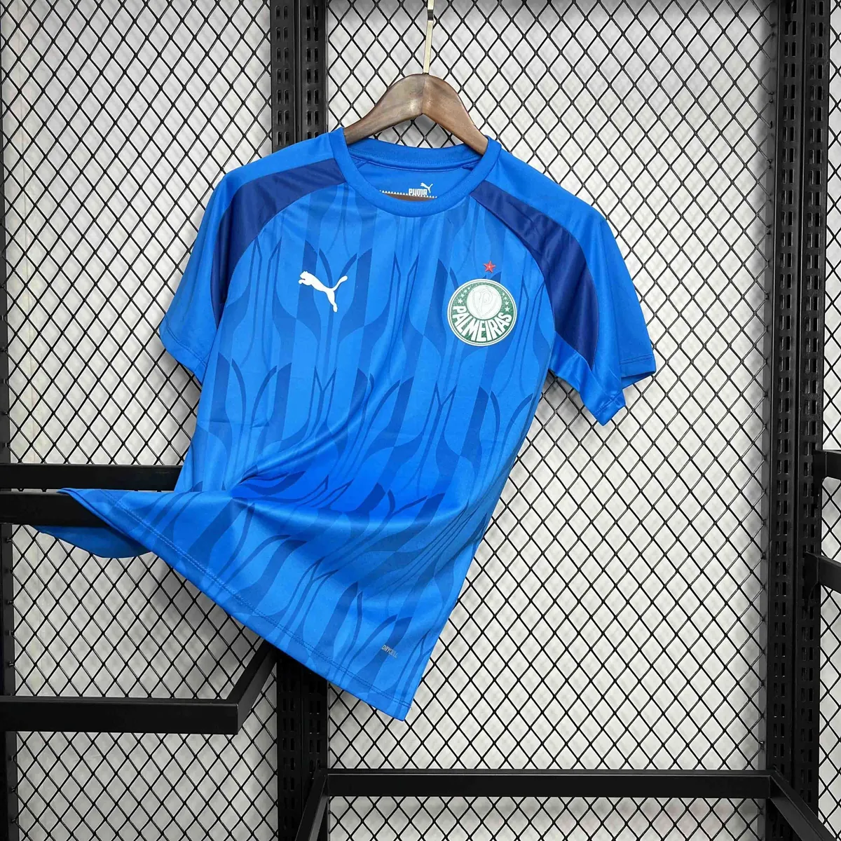 24-25 Palmeiras Training Blue Kit Soccer Unifrom AAAAJersey Dropshiping Yupoo 3