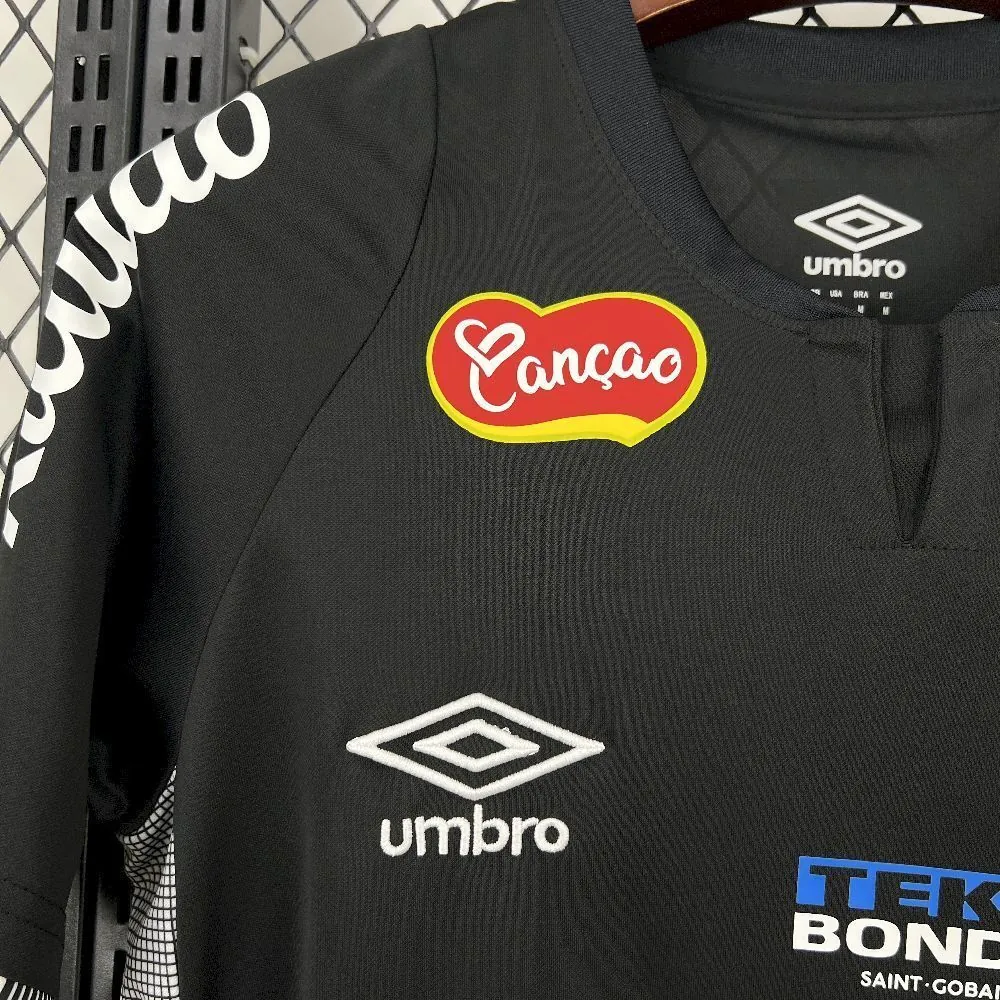 25-26 Santos Black Kit Special Edition Soccer AAAAJersey Yupoo S-2XL 4