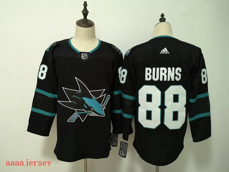 San Jose Sharks ice hockey jersey M-3XL 圣何西鲨鱼队冰球服 3