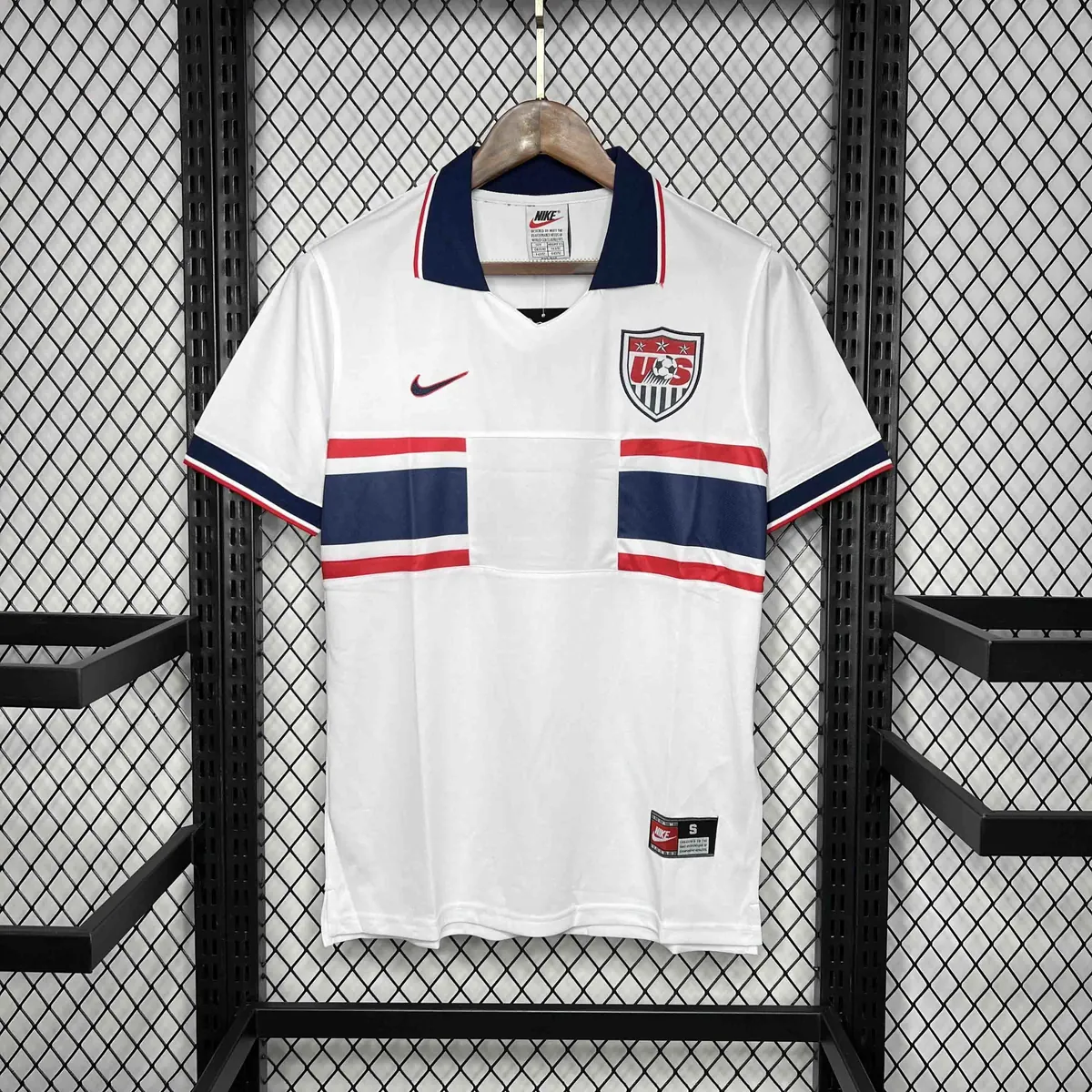1995 USA Home Kit Vintage Football Apparel AAAAJerseys Dropshipping Yupoo 6
