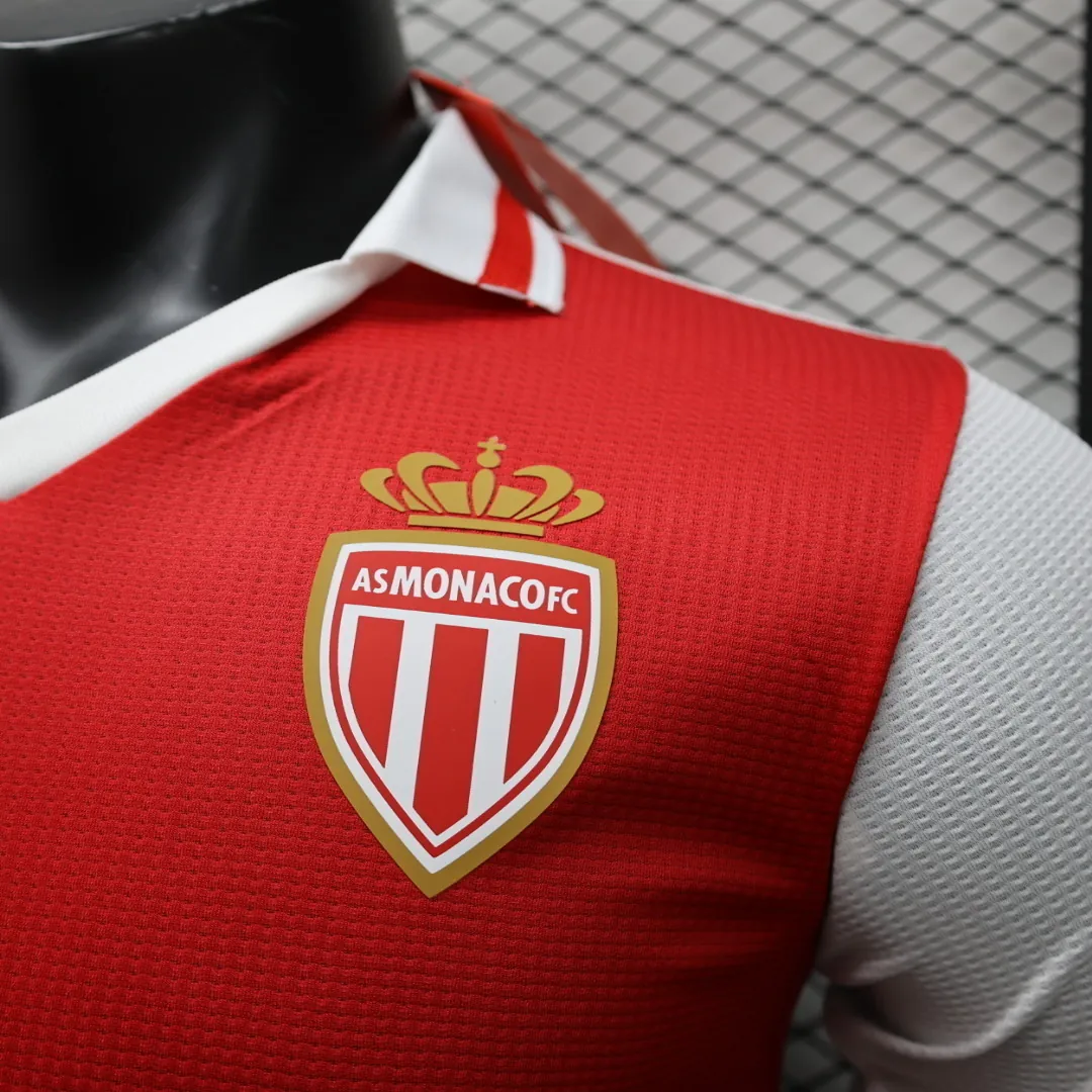 2024 Monaco Home Kit Player Version Shirt Football AAAAJersey Yupoo 1