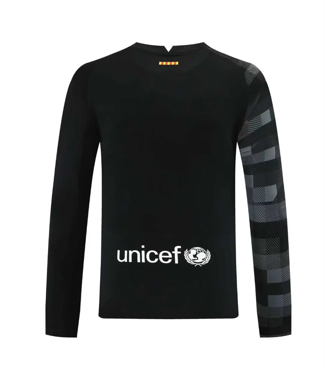 21-22 Barcelona black goalkeeper long sleeve 10