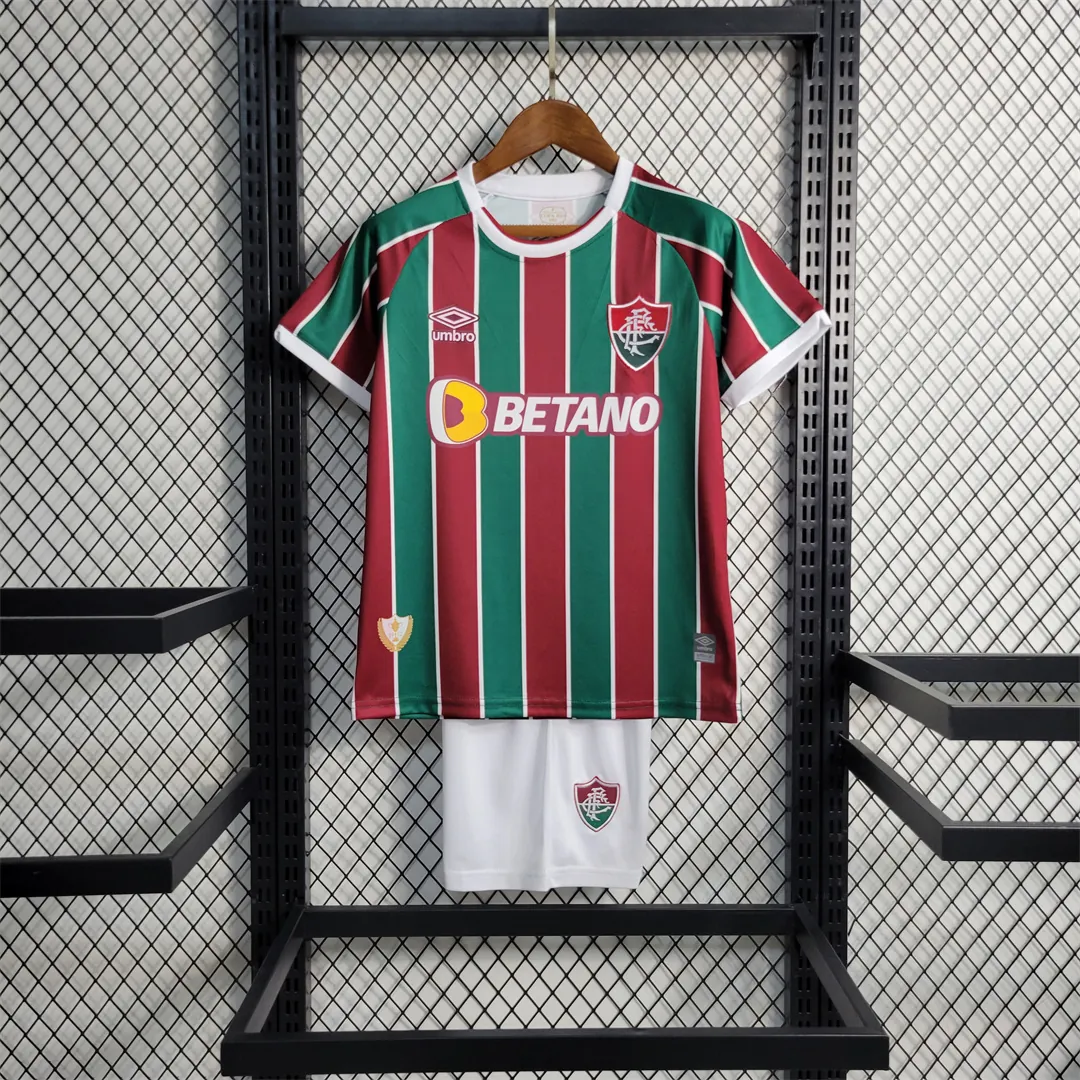 23-24 Fluminense home kids kit 13