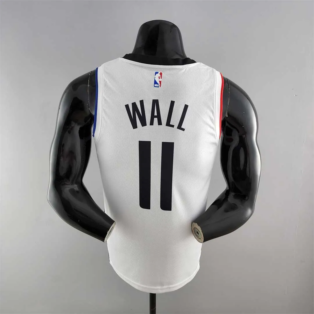 WALL#11 Los Angeles Clippers White NBA jersey 6