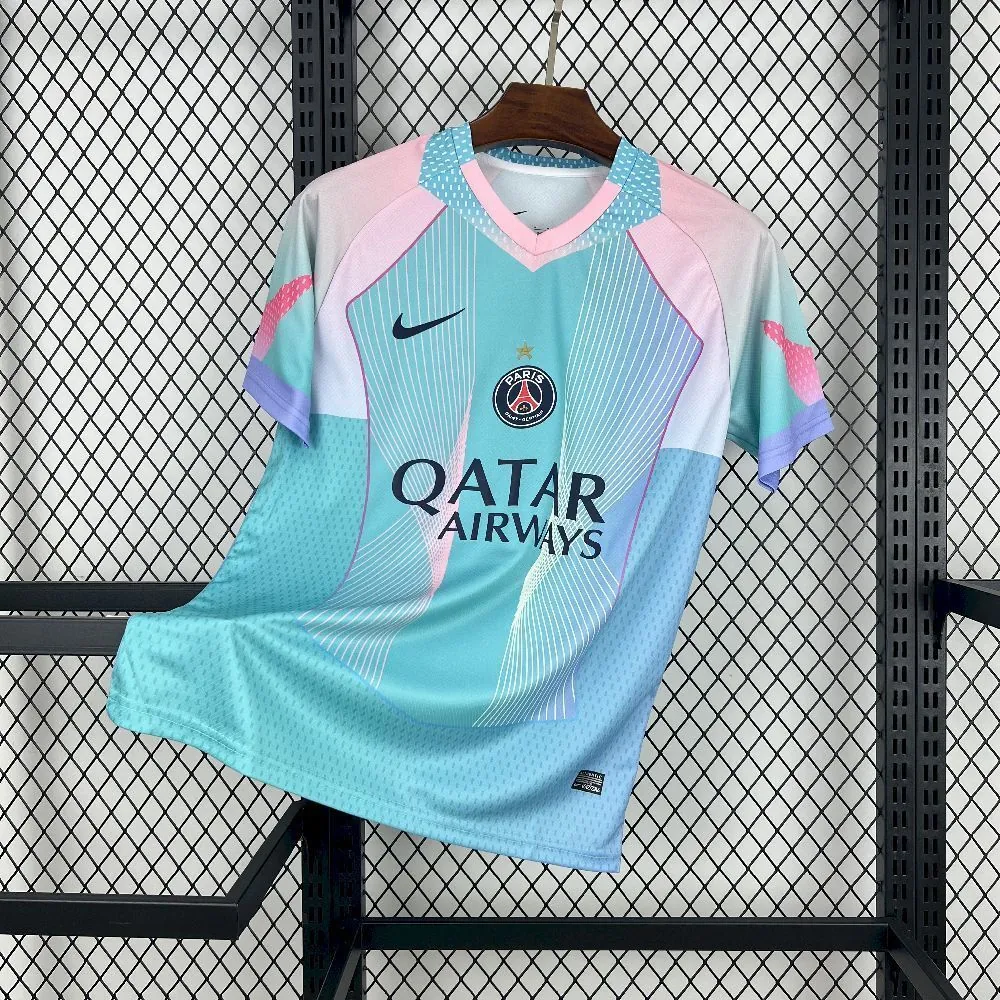 25-26 PSG Azure Kit Special Edition Soccer AAAAJersey Yupoo 7