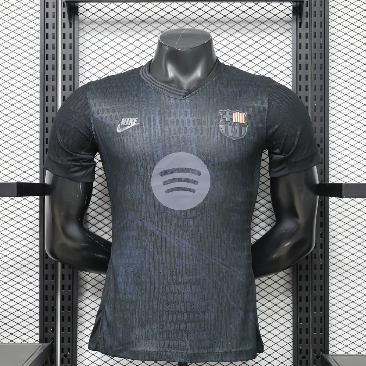 2026-27 Barcelona Concept Black Soccer Shirt Player Version 3