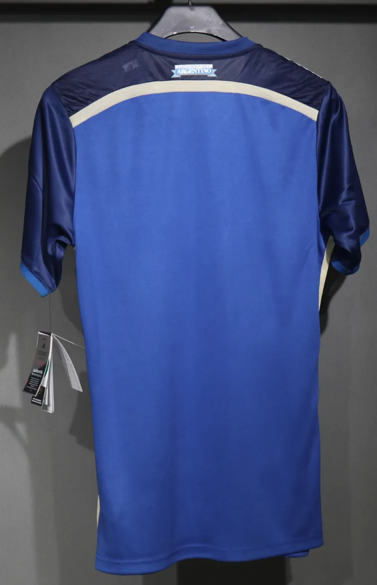 2014 Argentina World Cup Away Retro Kit Vintage Player Version Sino Shirt AAAAJersey Dropship Y 5