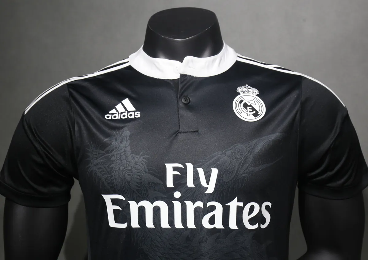 14-15 Real Madrid Third Away Retro Kit Vintage Player Version Sino Shirt AAAAJersey Dropship Yu 1