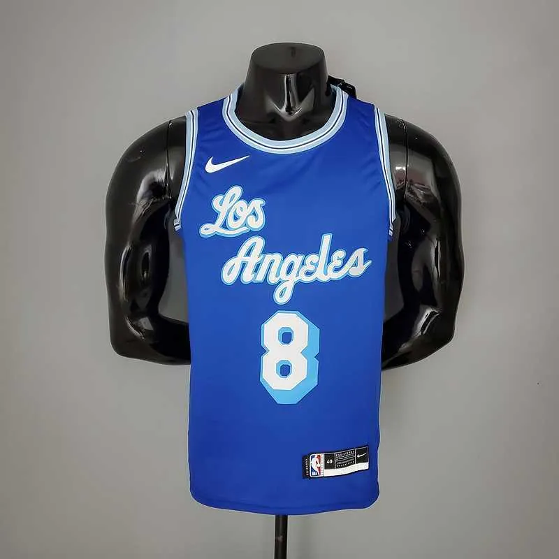 2021 Bryant #8 Lakers Retro Blue 8