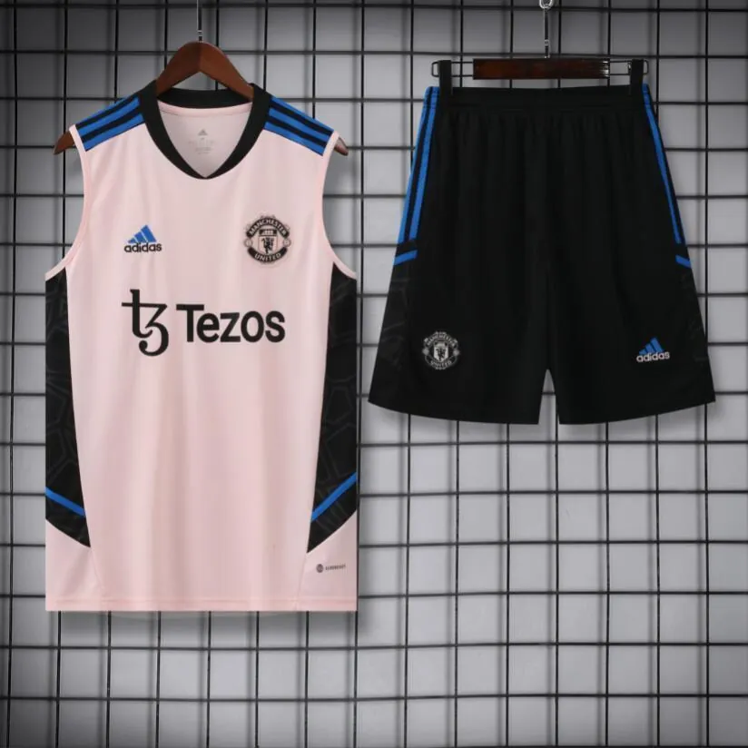 23-24 Manchester United Training Vest Kit S-XXL Soccer Jerseys 3