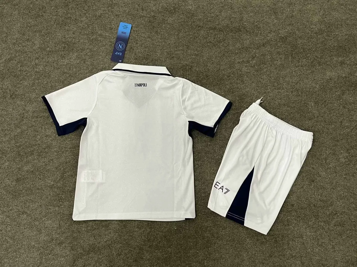24-25 Napoli Away Kids Kits Youth Apparels AAAAJersey Supplier Yupoo 1