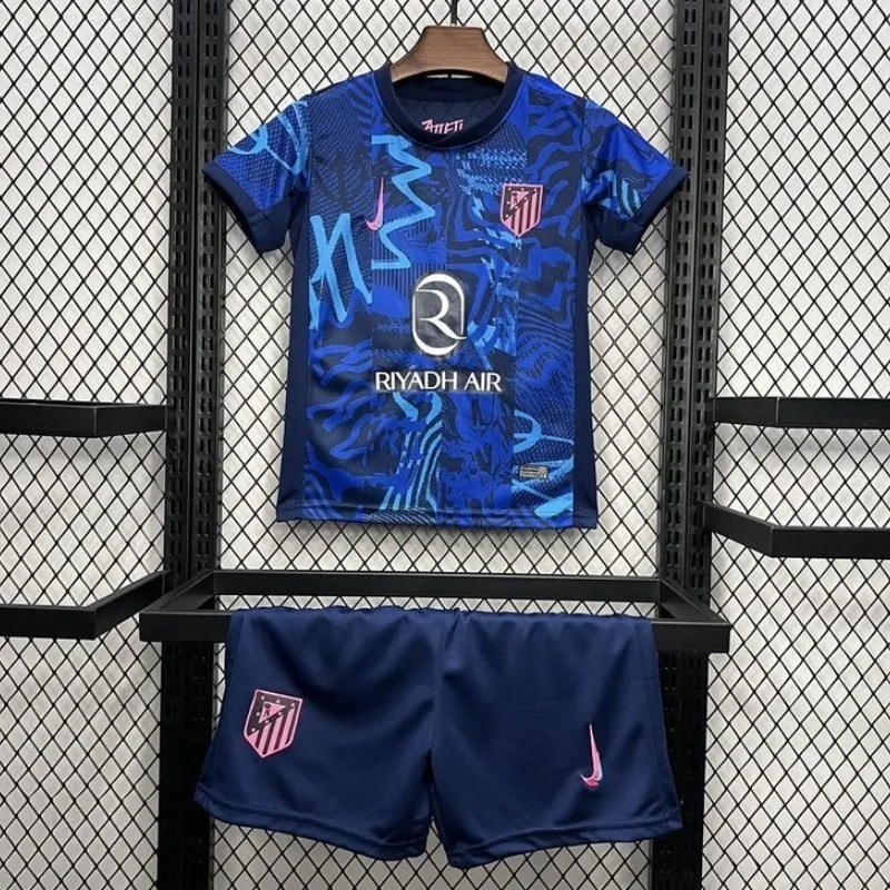 24-25 Atletico Madrid Third Kid Kit Youth Apparels AAAAJersey Supplier Yupoo 10