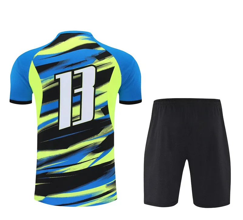 25-26 Marseille Fast Training Kits Green Football Tracksuits 2