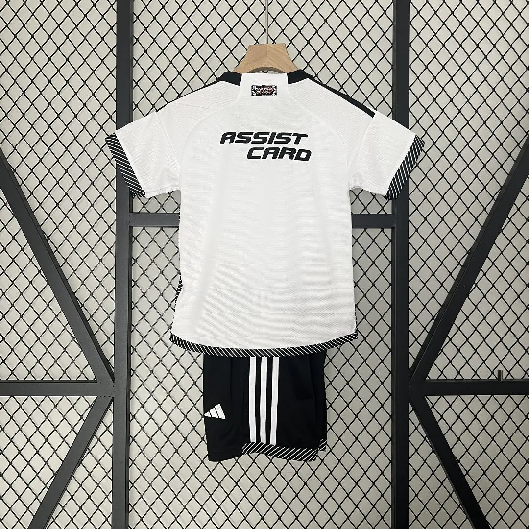 24-25 Colo Colo Home Kid Kits Children Sets Jersey Supplier Yupoo 2