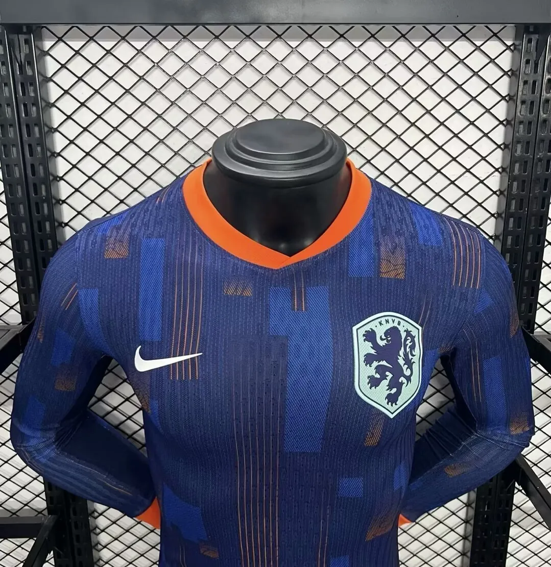 2024 Netherlands Away Long Sleeve Kit Player Version Shirt Best Wholesale Yupoo 2