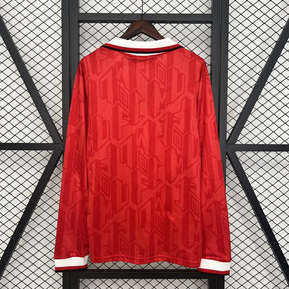 92-94 Manchester United Home Retro Kit Long Sleeve Shirt Cheap AAAAJerseys Supply Yupoo 1
