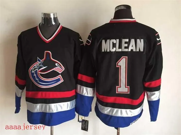 Vancouver Canucks retro ice hockey jersey M-3XL 温哥华加人队复古冰球服 5