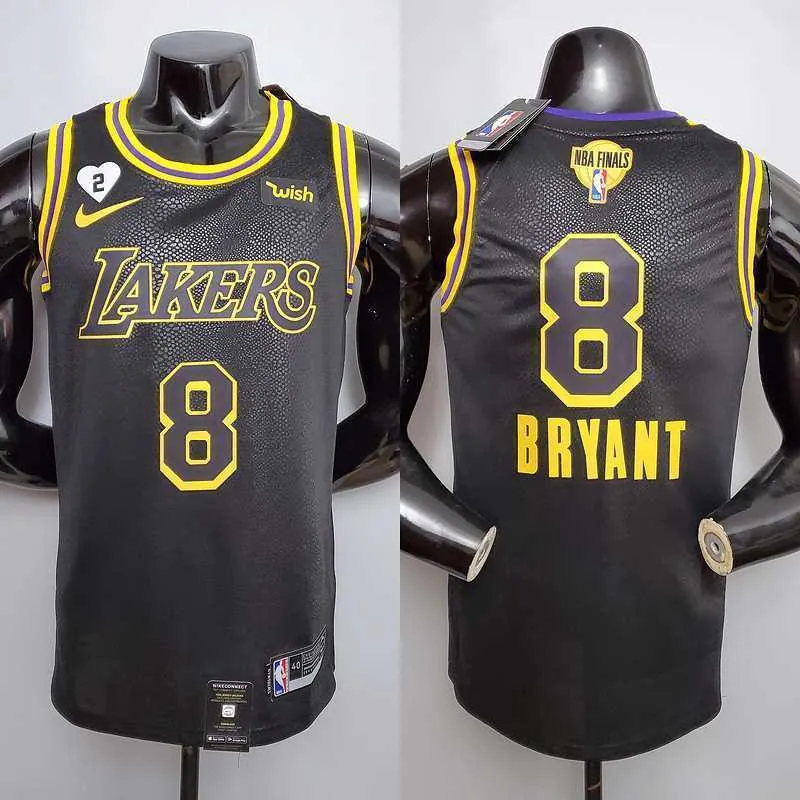 New Bryant #8 Lakers black 18