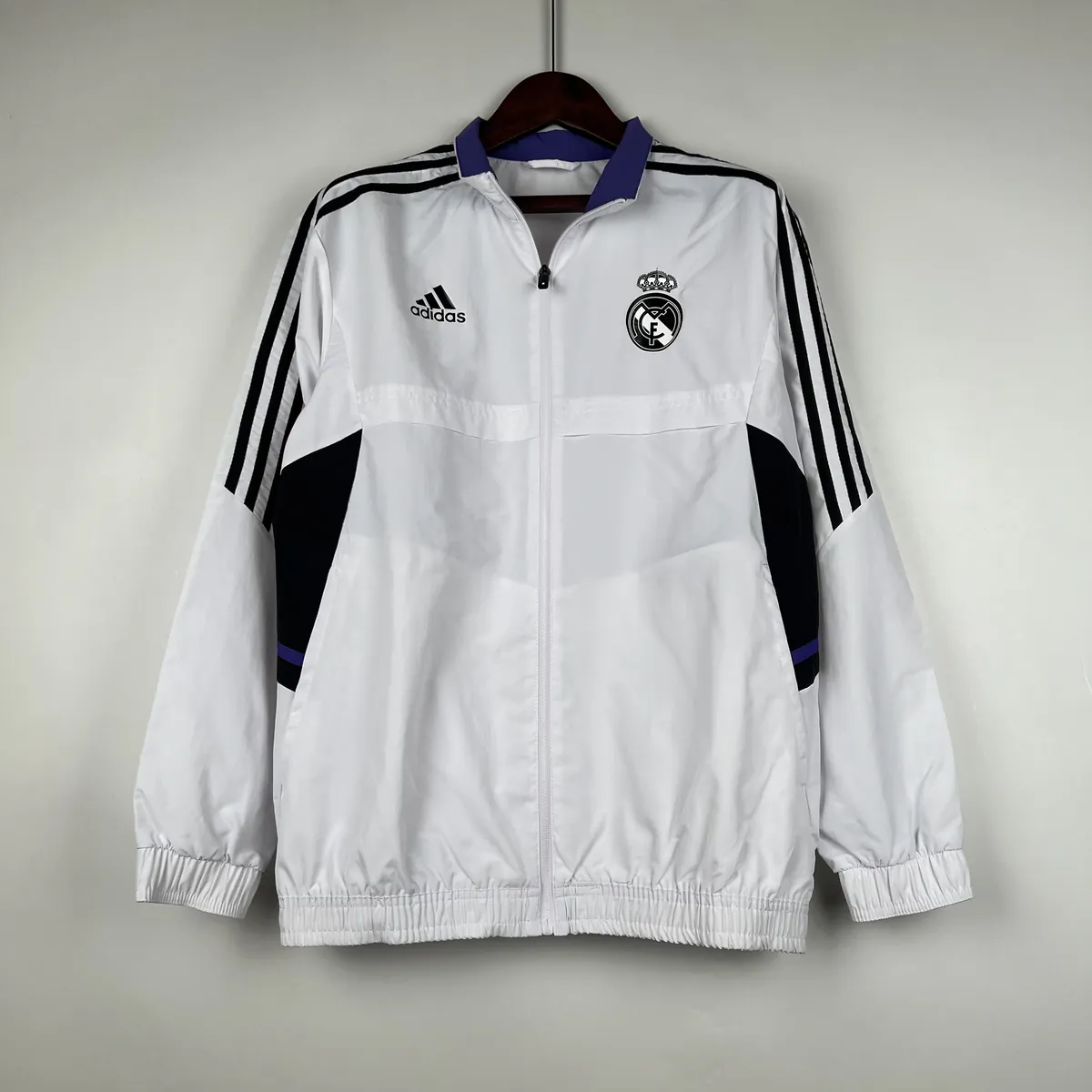 23-24 Real Madrid White Windbreaker Jackets Soccer Jerseys Yupoo-1 3