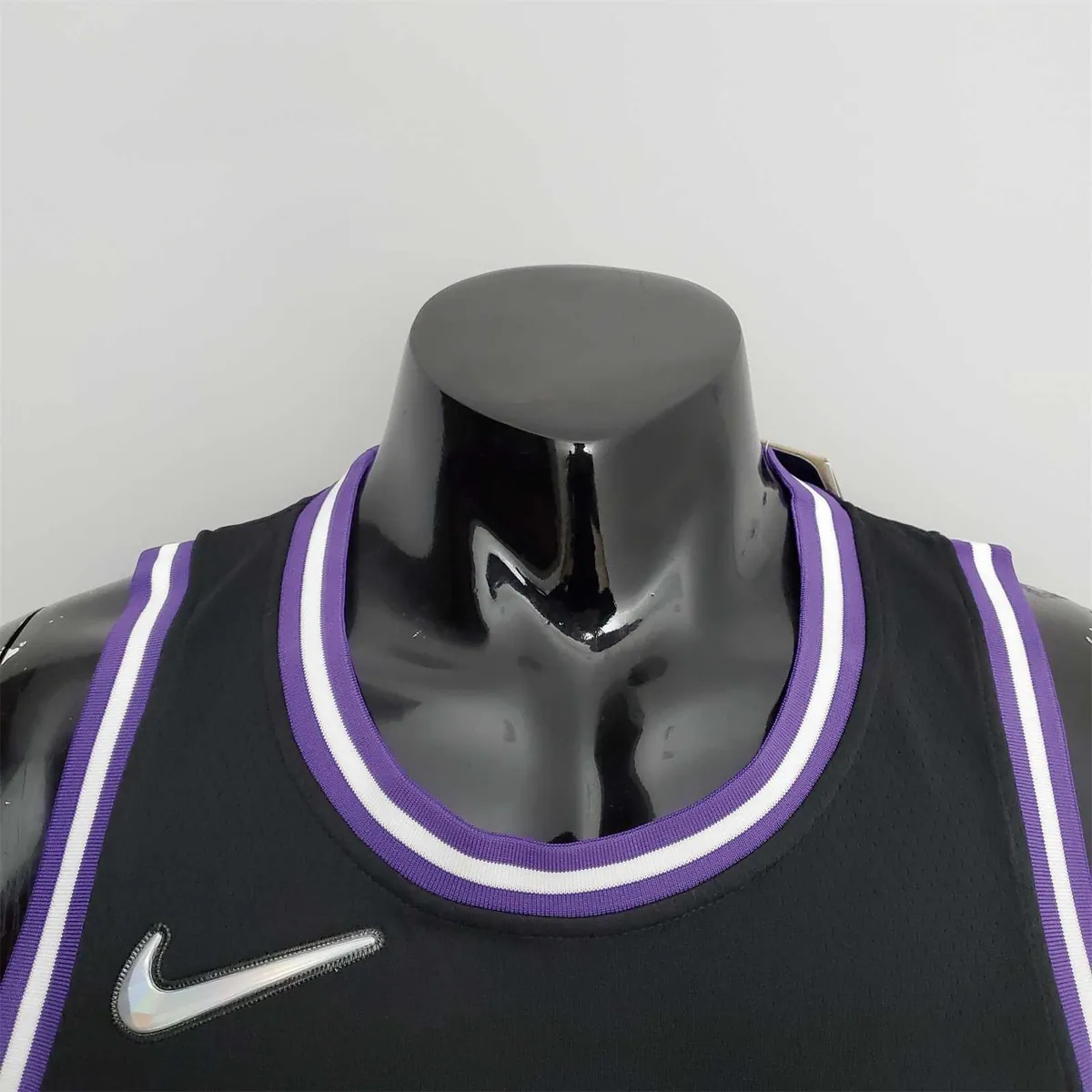 2022 Season Fox#5 Kings City Edition Black NBA Jersey 3