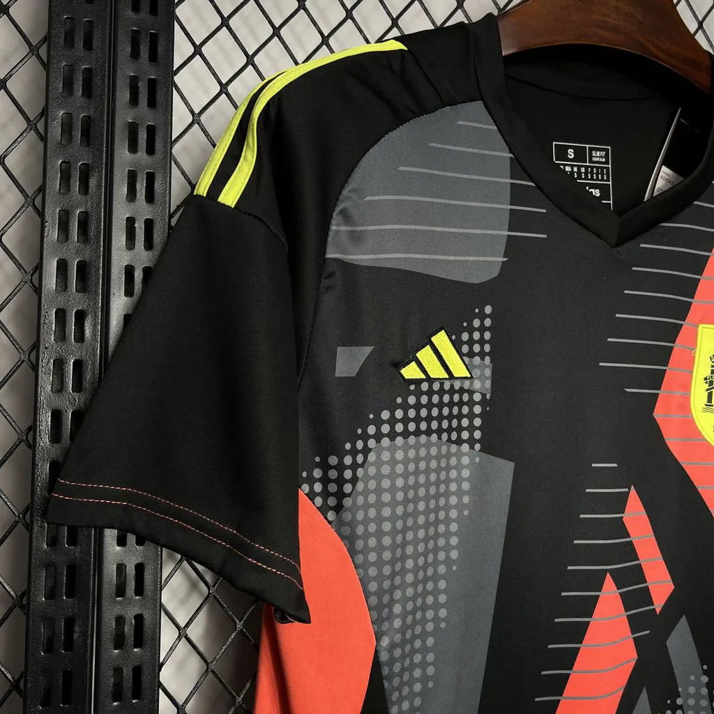 2024 Spain Black Goalkeeper Kit Sport AAAAJersey Yupoo 4