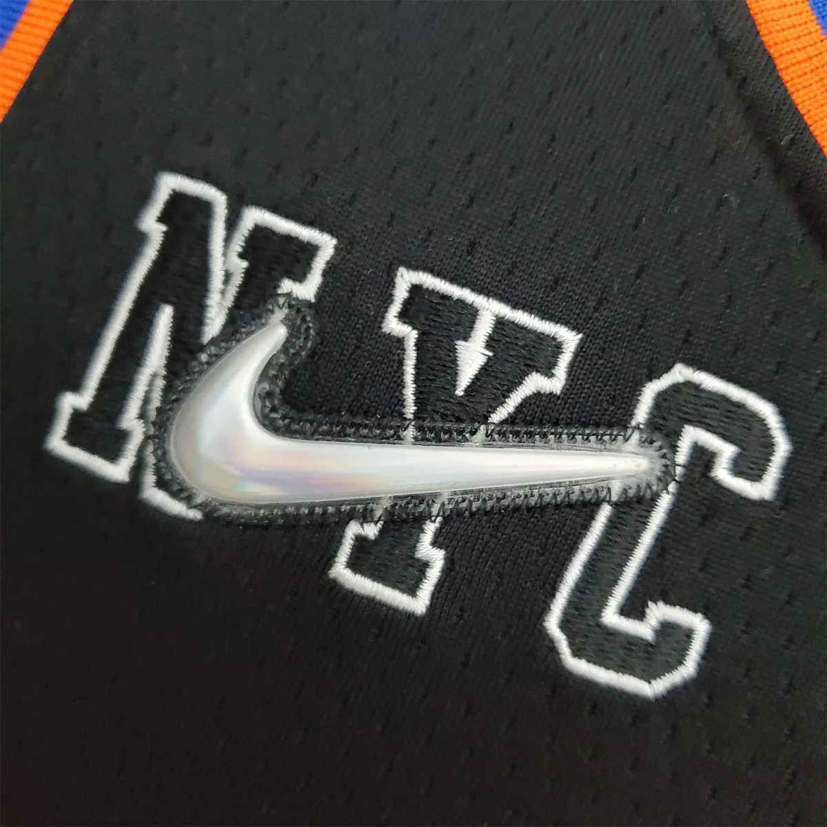 2022 Season Barrett #9 Knicks Urban Edition Black NBA Jersey 6