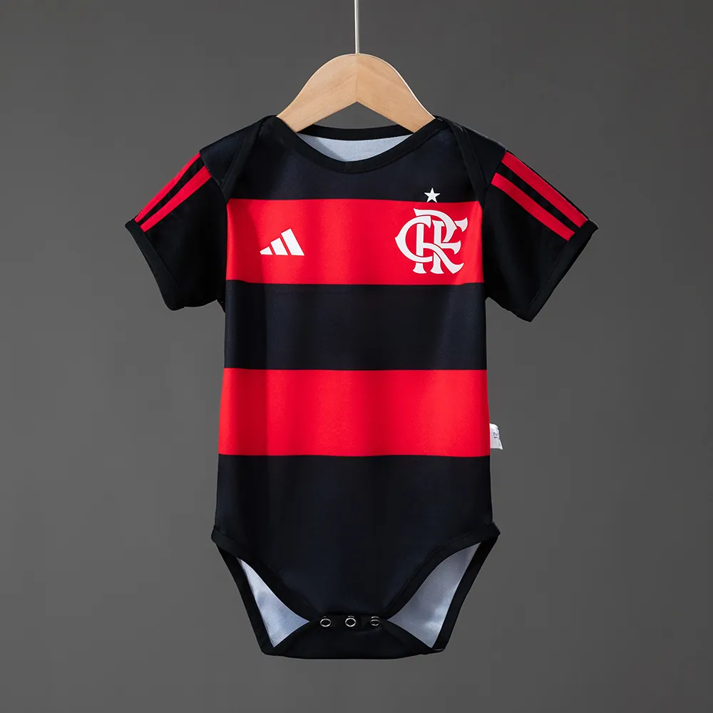 26-27 Flamengo Home Kit Baby Onesie Jersey Yupoo 2 2