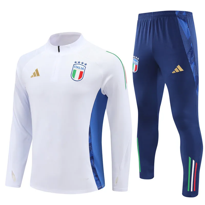 2024 Italy Long Sleeve Training Suit Football Shirts 4