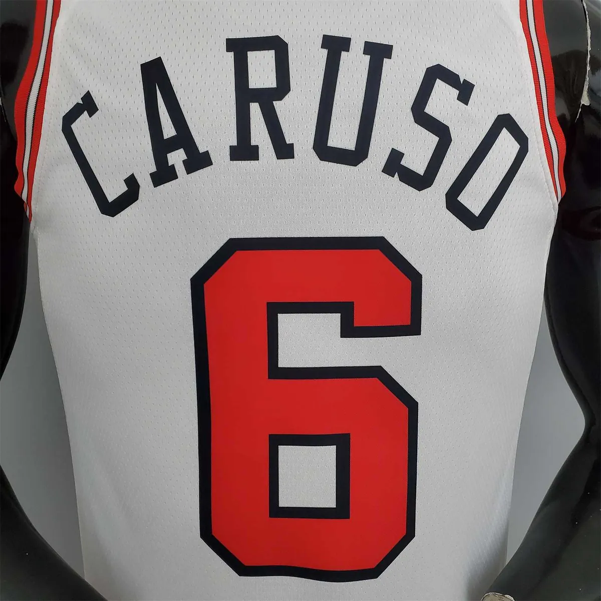 75th Anniversary CARUSO#6 Bulls White 3