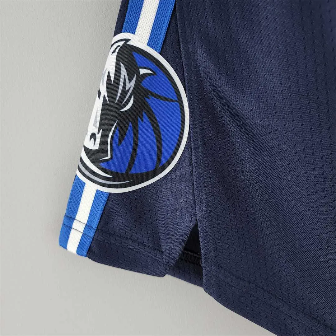 Dallas Mavericks NBA Shorts Royal Blue 4