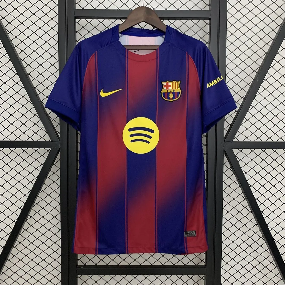 25-26 Barcelona Home Kit Soccer T-Shirt AAAAJersey Supply Yupoo 9