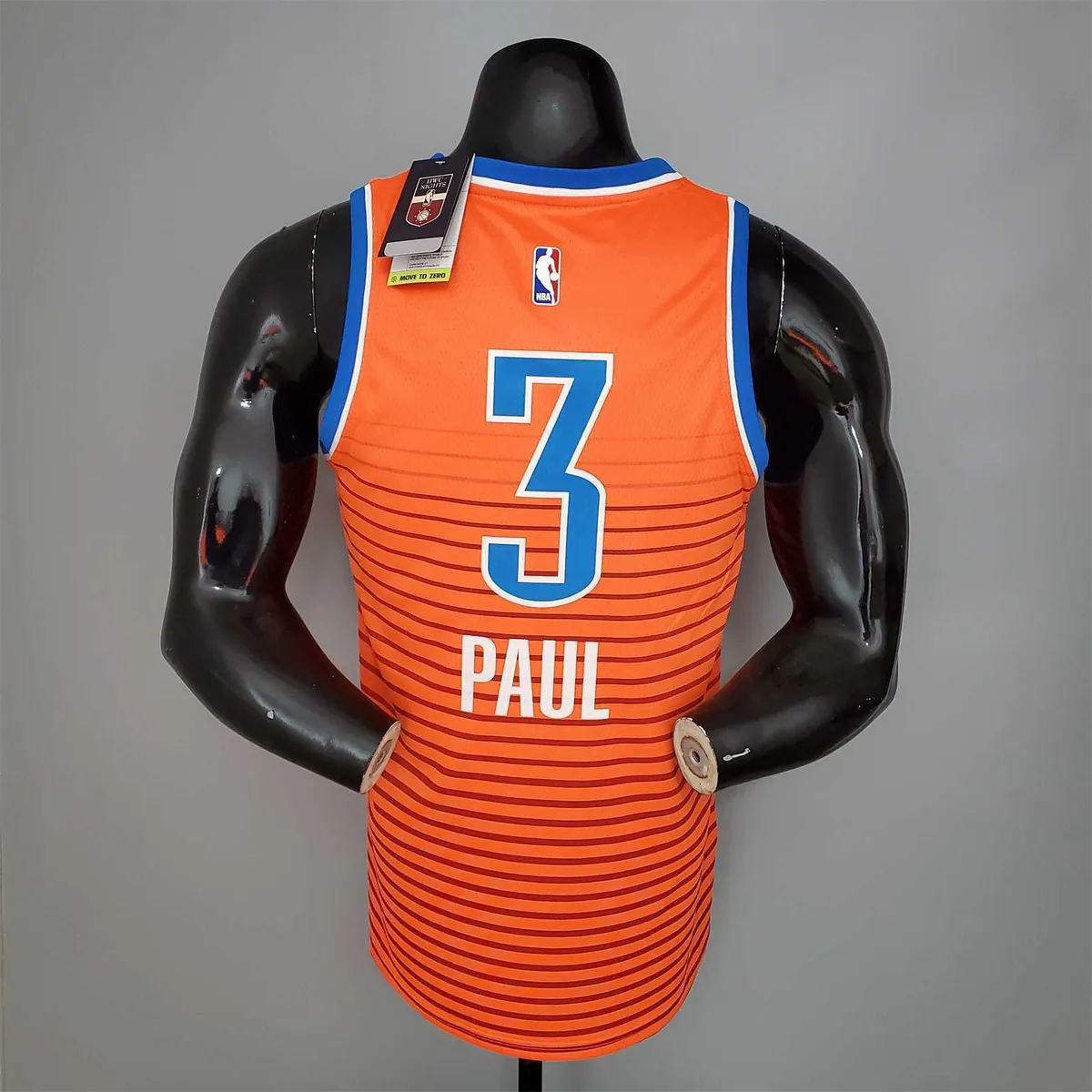 PAUL#3 Thunder Jordan Orange 3