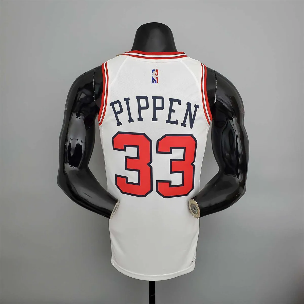 75th Anniversary Pippen #33 Bulls White 6
