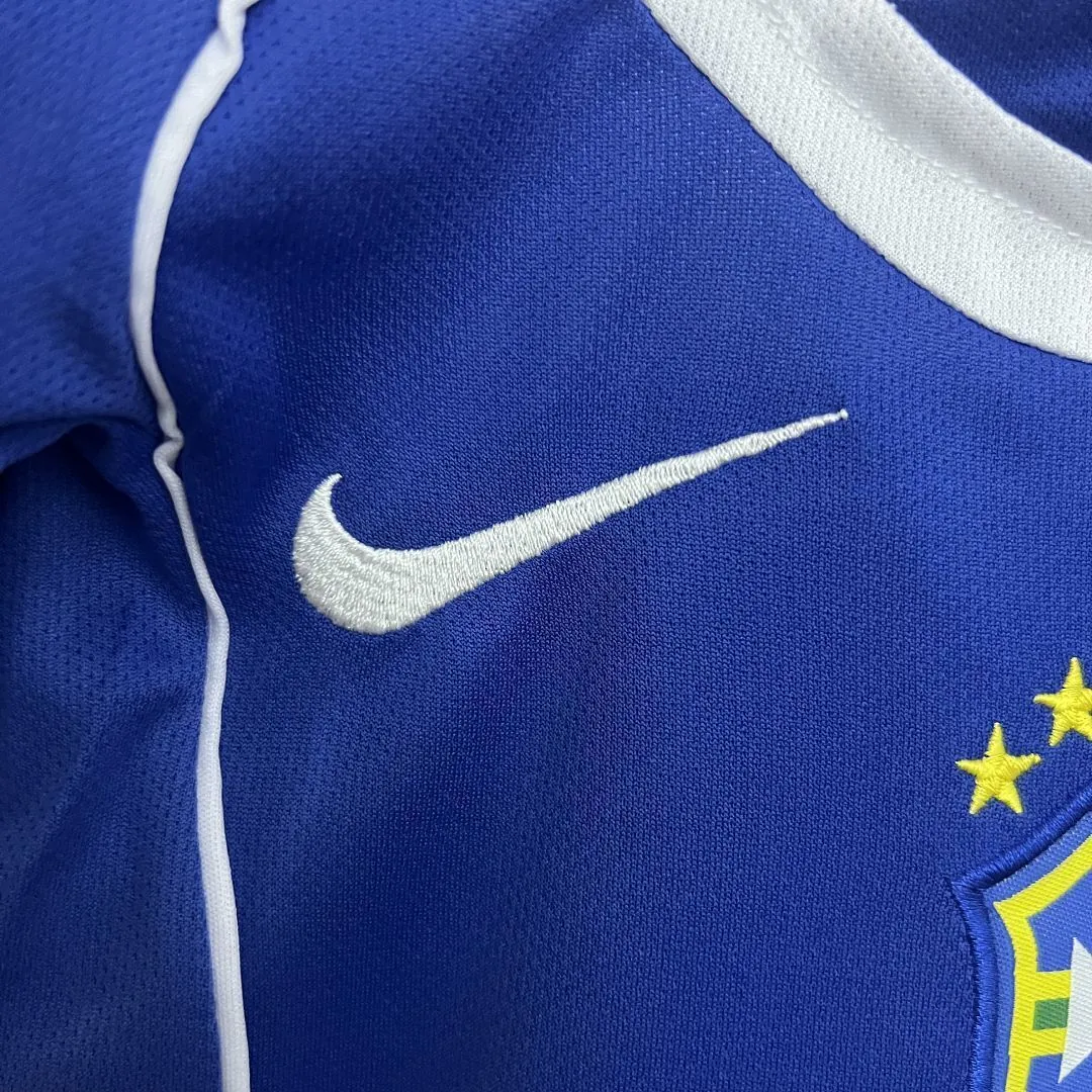 2004 Brazil Away Retro Kid Kits Youth Apparels Soccer AAAAJersey Yupoo 3