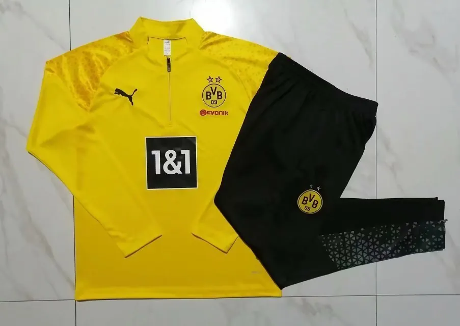 23-24 Dortmund Long Sleeve Training Suit Yupoo 2